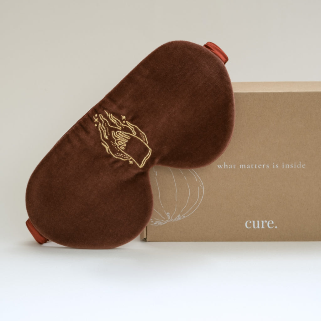 Sleep Masks Handmade Sleep Masks Made of Natural Silk at CURE