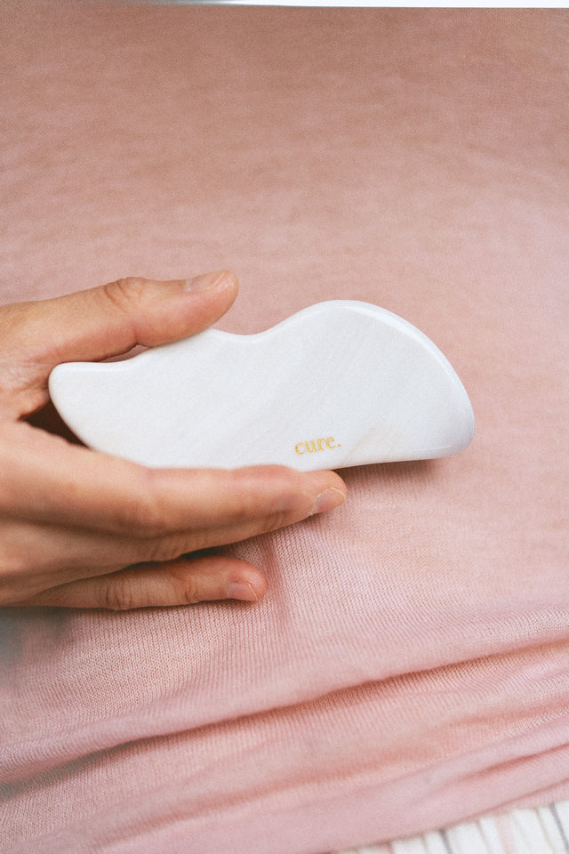 Natural Agate Cloud Gua Sha for Face and Body Massage