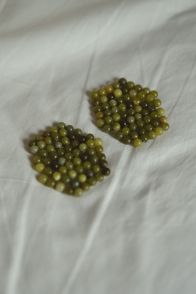 Natural Nephrite Jade Eye Patches