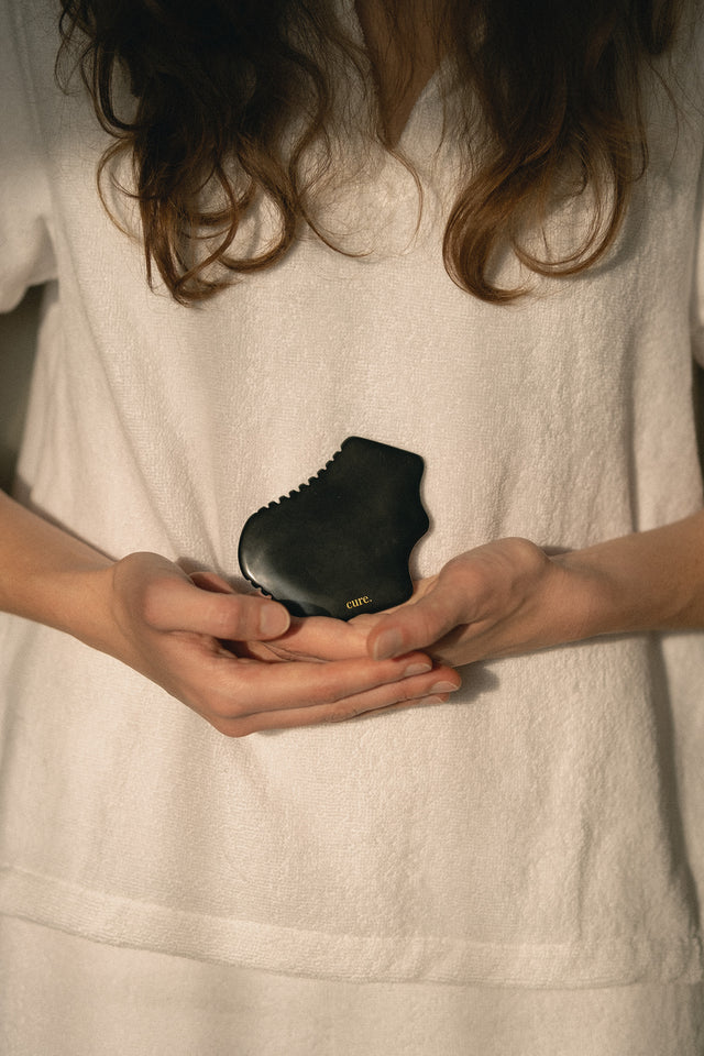 Natural Bian Stone Gua Sha for Body & Face Massage