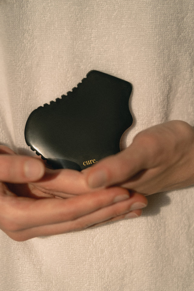 Natural Bian Stone Gua Sha for Body & Face Massage