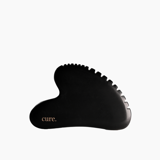 Natural Bian Stone Heart Gua Sha for Face Toning & Lifting