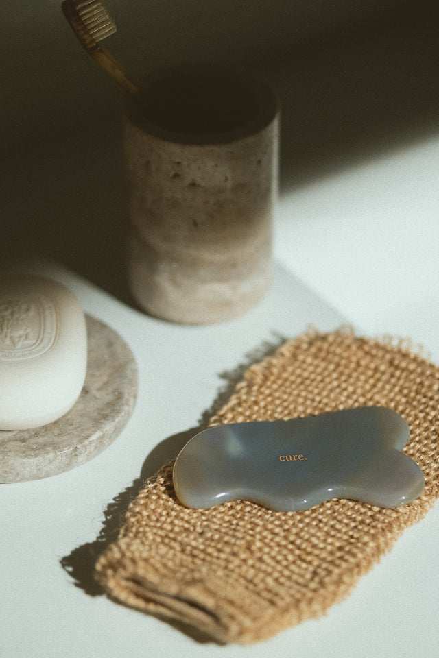 Natural Agate Gua Sha for Body Massage