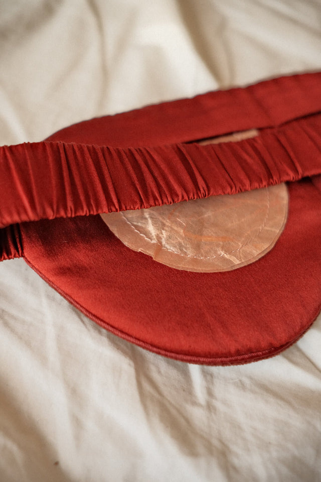 organic sleep mask with fire