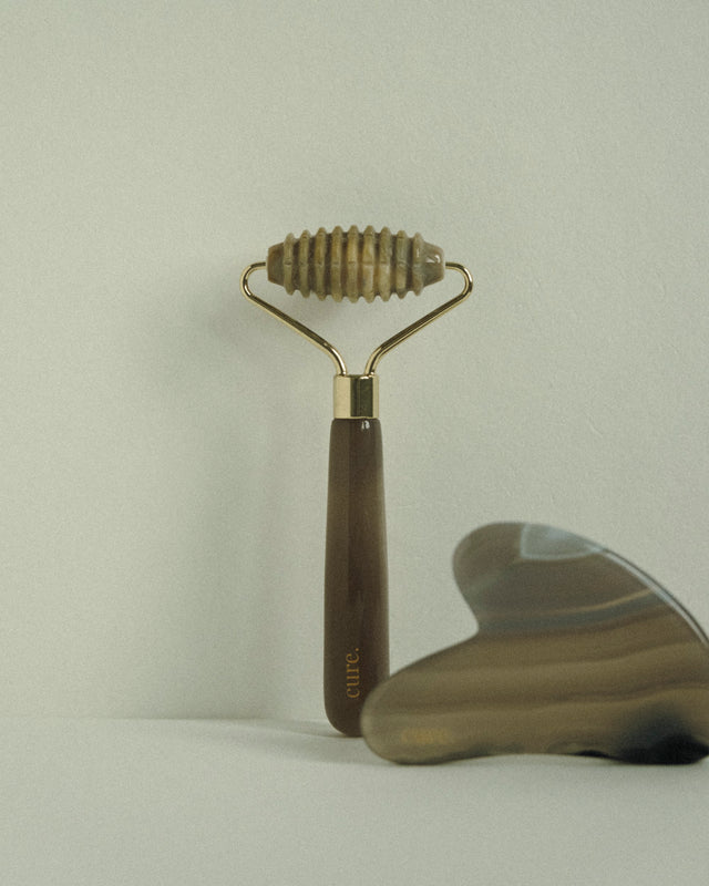 jade roller heart gua sha