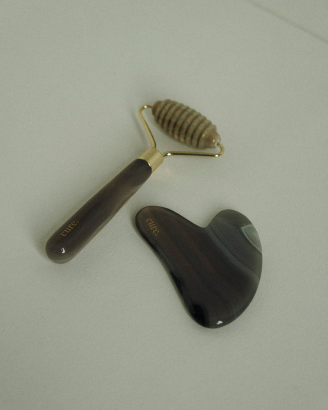 roller and gua sha