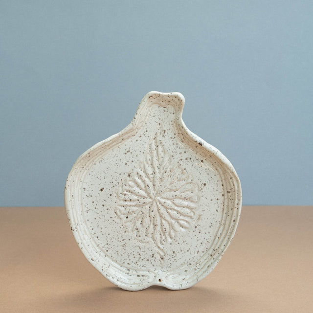 white incense ceramic plate