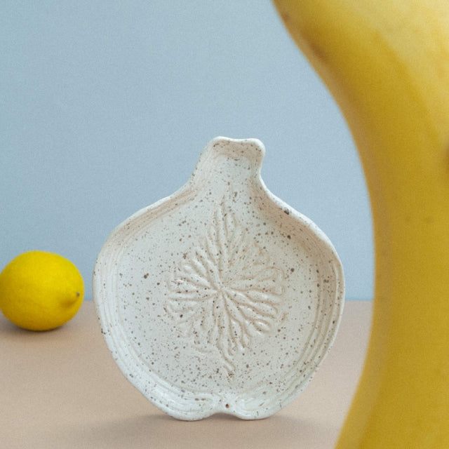 dotted ceramic incense holder