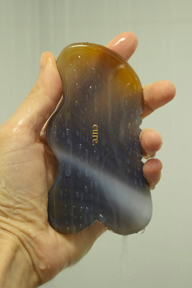 natural stone agate gua sha for body