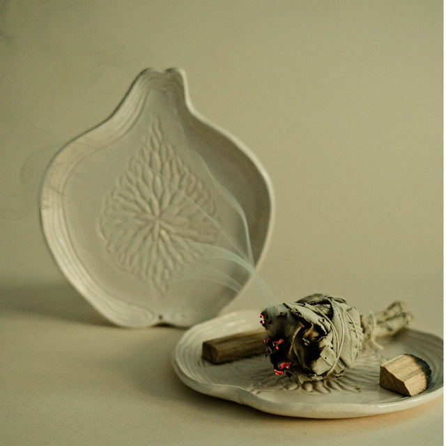 handmade incense plate for sticks