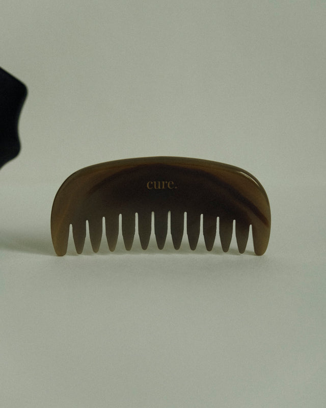 natural agate hair comb