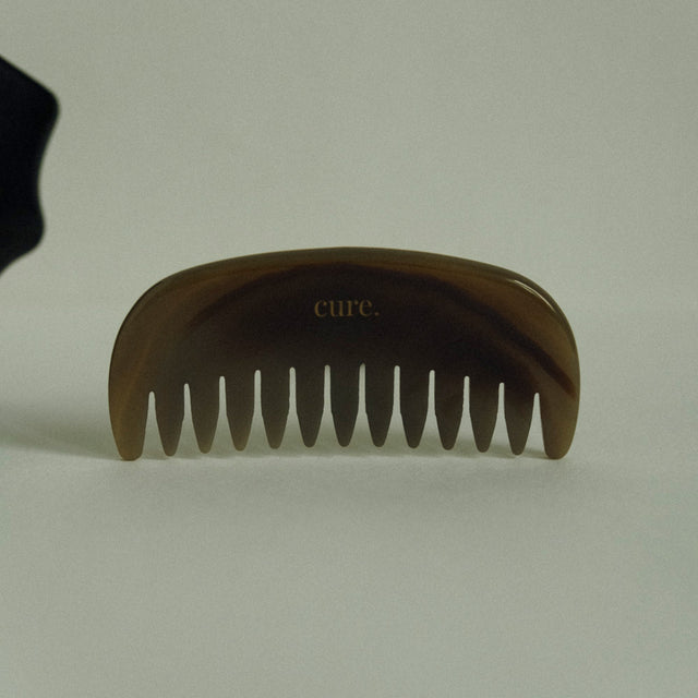 Natural Agate Scalp Comb Gua Sha | LIGHT