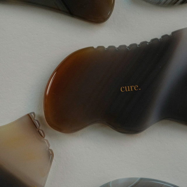 Natural Agate Gua Sha for Body Massage