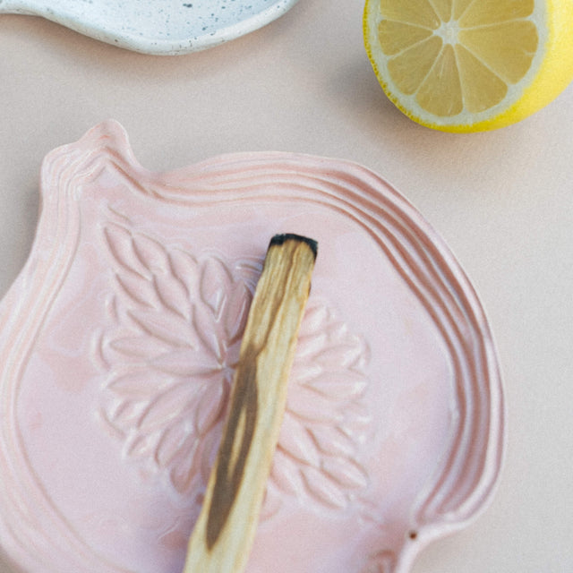 pink incense holder for sticks